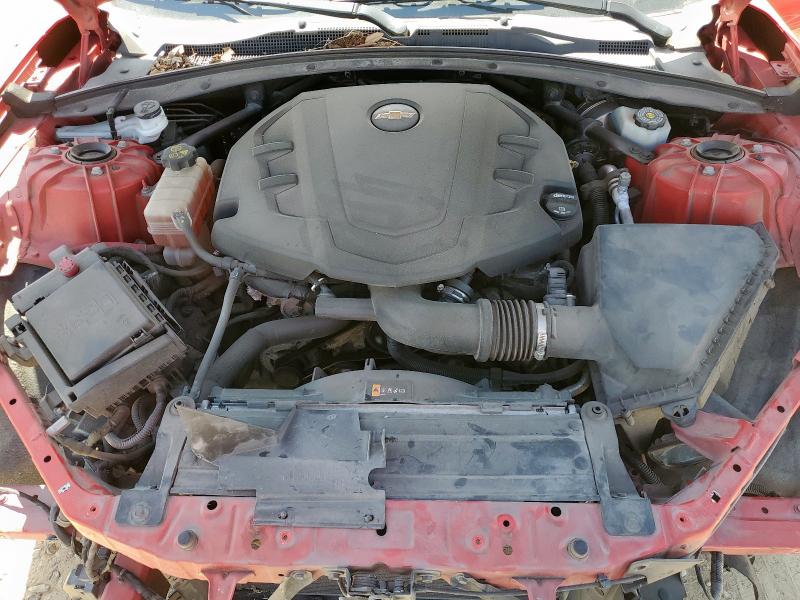 1G1FB3DS3H0174604 - 2017 CHEVROLET CAMARO LT RED photo 11