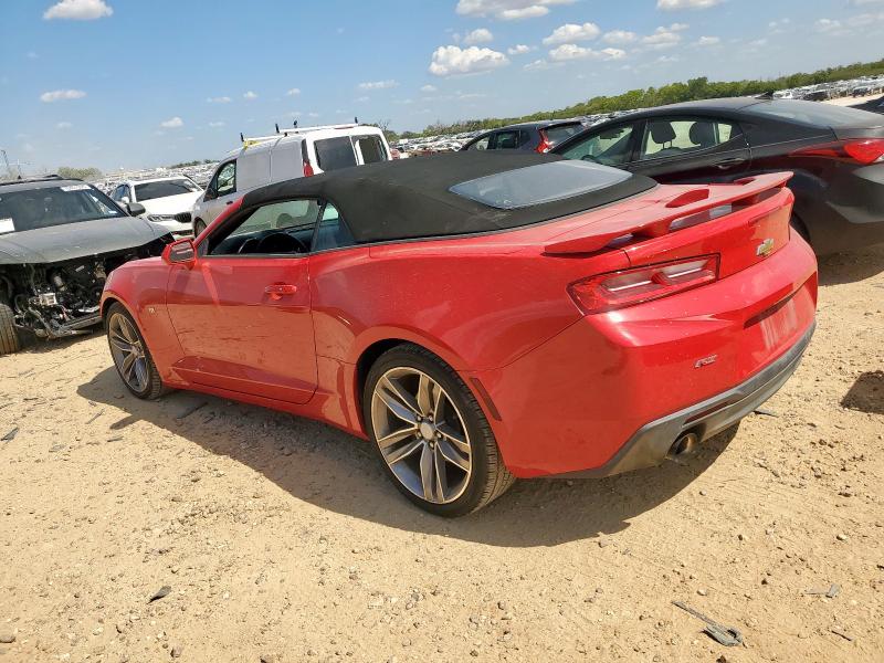 1G1FB3DS3H0174604 - 2017 CHEVROLET CAMARO LT RED photo 2