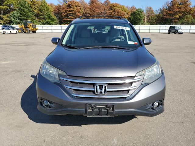 2HKRM4H76EH671445 - 2014 HONDA CR-V EXL CHARCOAL photo 5