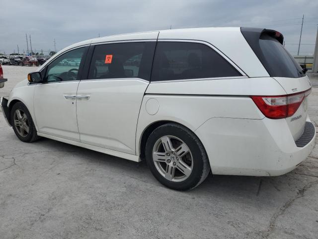 5FNRL5H90DB042724 - 2013 HONDA ODYSSEY TOURING WHITE photo 2
