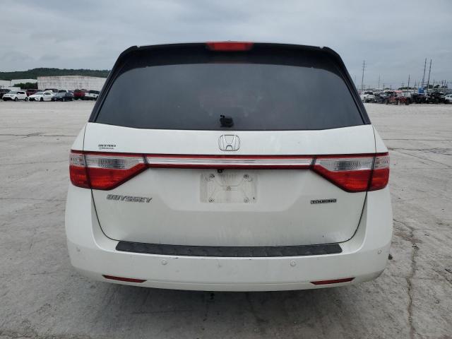 5FNRL5H90DB042724 - 2013 HONDA ODYSSEY TOURING WHITE photo 6