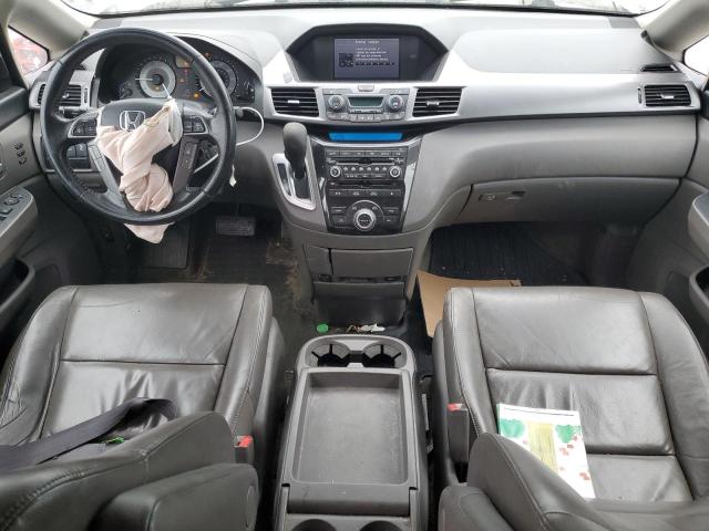 5FNRL5H90DB042724 - 2013 HONDA ODYSSEY TOURING WHITE photo 8