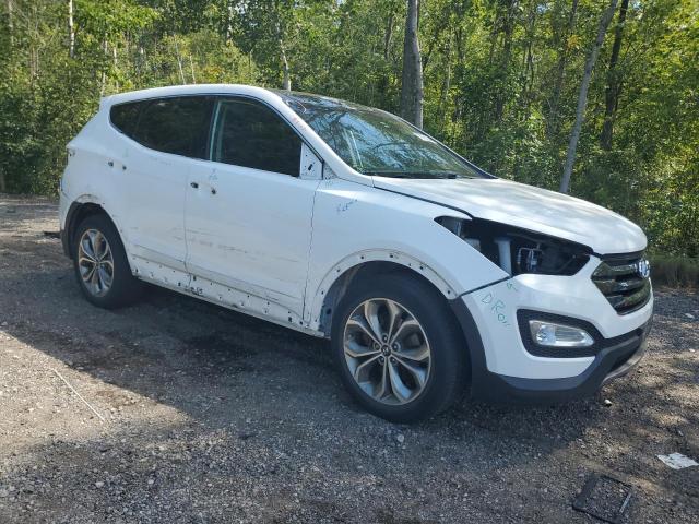 5XYZUDLA8DG107515 - 2013 HYUNDAI SANTA FE S WHITE photo 4