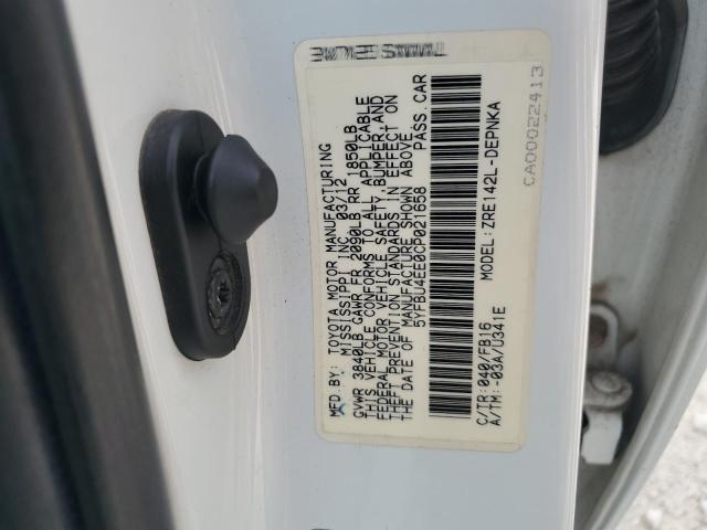 5YFBU4EE0CP021658 - 2012 TOYOTA COROLLA BASE Ağ foto 12