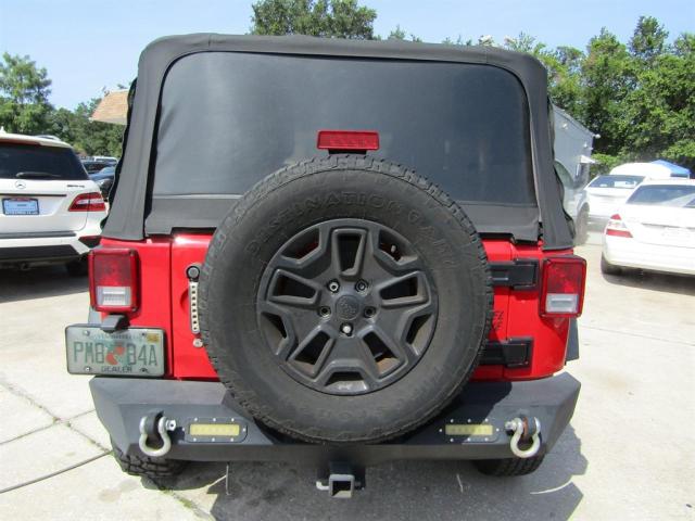 1C4AJWAG6JL9091XX - 2018 JEEP WRANGLER SPORT RED photo 3