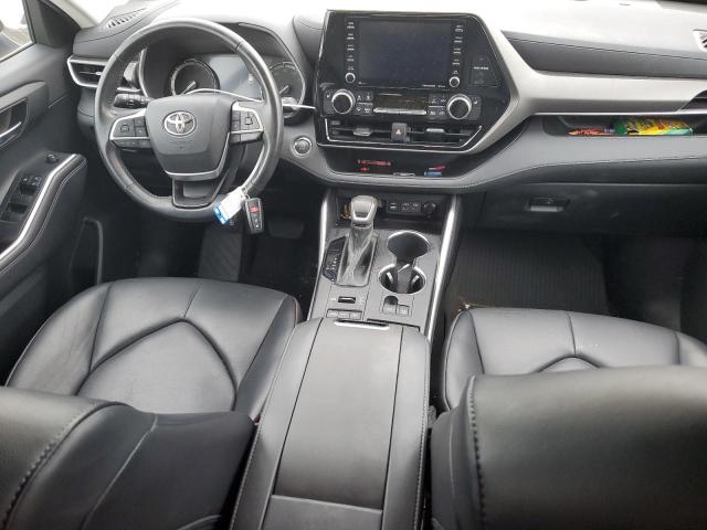 5TDGZRBH1NS185207 - 2022 TOYOTA HIGHLANDER XLE GRAY photo 8