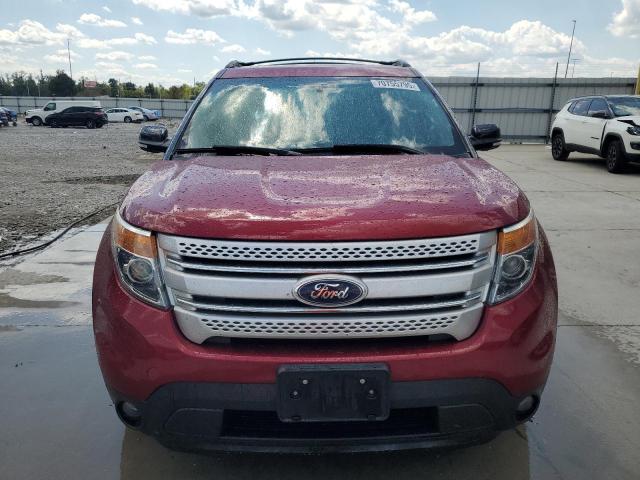 1FM5K8D86EGA63161 - 2014 FORD EXPLORER XLT MAROON photo 5