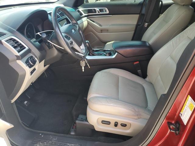 1FM5K8D86EGA63161 - 2014 FORD EXPLORER XLT MAROON photo 7