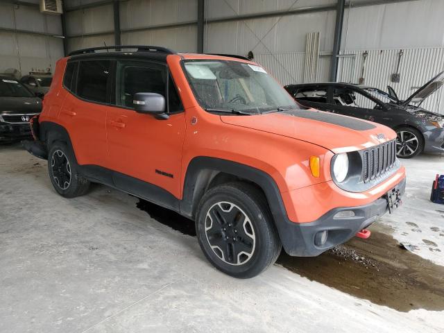 ZACCJBCT3GPE31576 - 2016 JEEP RENEGADE TRAILHAWK ORANGE photo 4