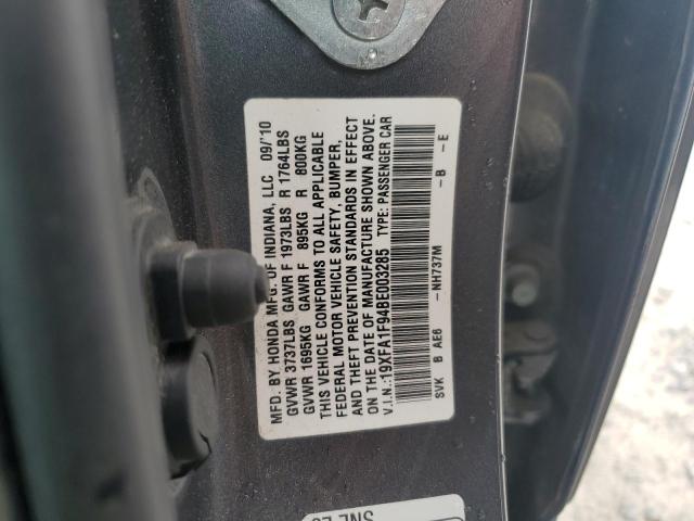 19XFA1F94BE003285 - 2011 HONDA CIVIC EXL 灰色 照片 13