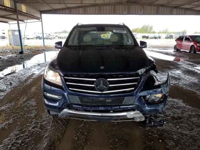 4JGDA5JB4FA534824 - 2015 MERCEDES-BENZ ML 350 BLUE photo 5