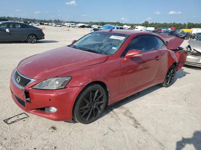 JTHFE2C20A2503410 - 2010 LEXUS IS 350 RED photo 1