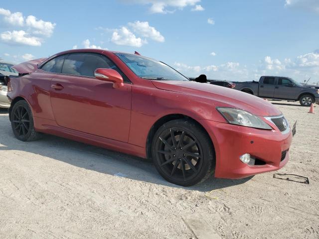 JTHFE2C20A2503410 - 2010 LEXUS IS 350 RED photo 4