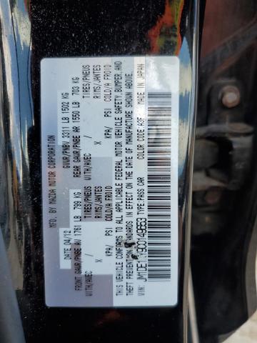 JM1DE1KY9C0149653 - 2012 MAZDA MAZDA2 黑色 照片 12