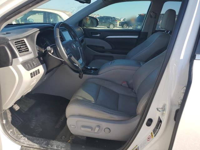 5TDKKRFH2FS109957 - 2015 TOYOTA HIGHLANDER XLE WHITE photo 7