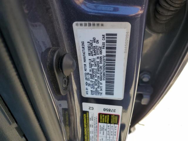 5Y2SR67029Z412372 - 2009 PONTIAC VIBE GT GRAY photo 12