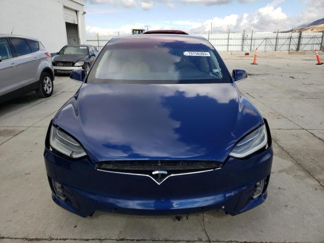 5YJXCBE28GF006782 - 2016 TESLA MODEL X BLUE photo 5