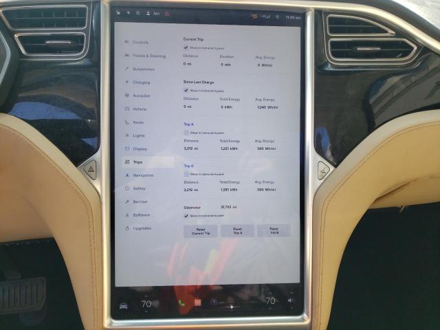 5YJXCBE28GF006782 - 2016 TESLA MODEL X BLUE photo 9