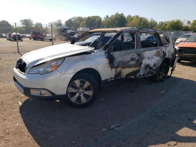 4S4BRBKC4B3446487 - 2011 SUBARU OUTBACK 2.5I LIMITED WHITE photo 1