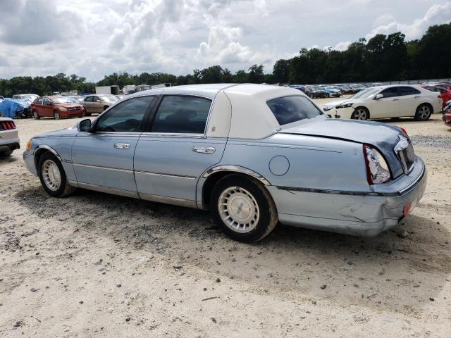 1LNFM81W2WY648767 - 1998 LINCOLN TOWN CAR EXECUTIVE BLUE photo 2