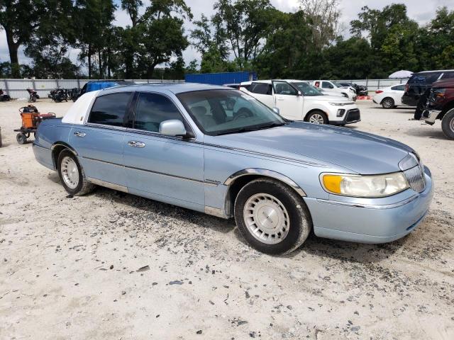 1LNFM81W2WY648767 - 1998 LINCOLN TOWN CAR EXECUTIVE BLUE photo 4