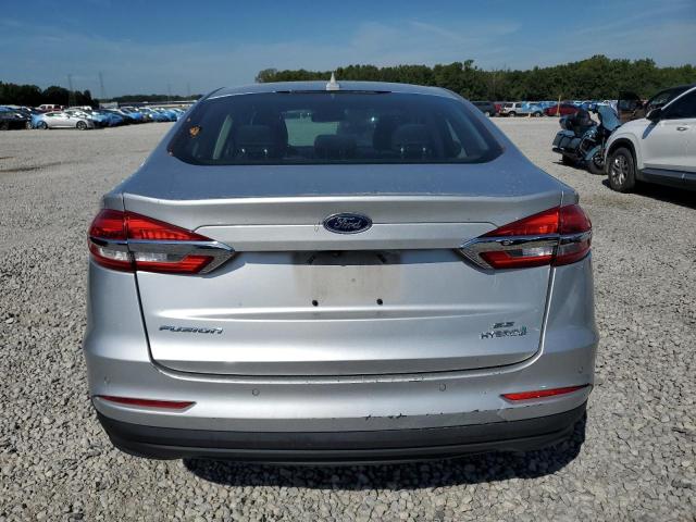 3FA6P0LU3KR118296 - 2019 FORD FUSION SE SILVER photo 6