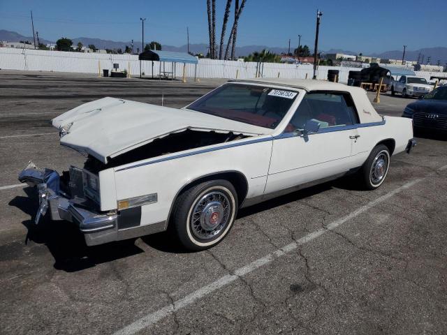 1G6AL6788EE669060 - 1984 CADILLAC ELDORADO BIARRITZ WHITE photo 1