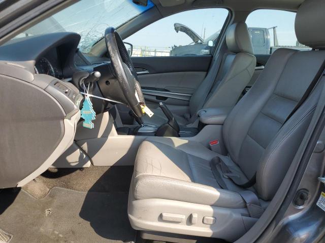 1HGCP36859A019207 - 2009 HONDA ACCORD EXL GRAY photo 7