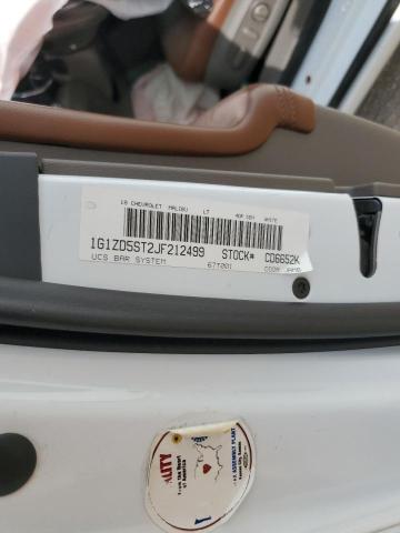 1G1ZD5ST2JF212499 - 2018 CHEVROLET MALIBU LT Ақ фото 12