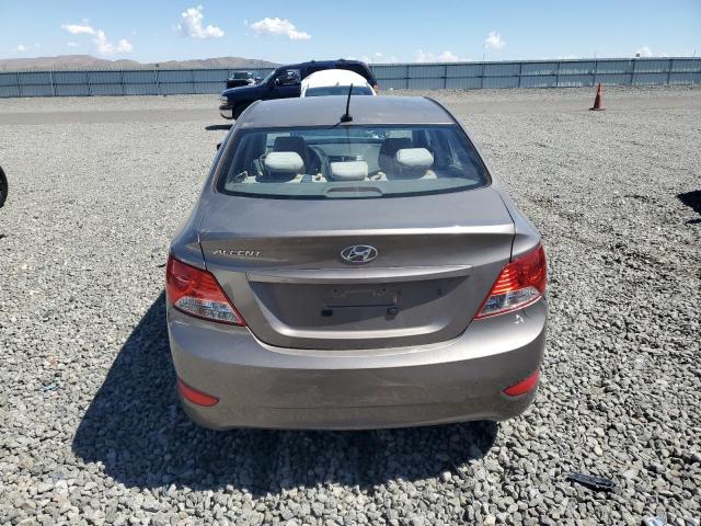 KMHCT4AE8DU329965 - 2013 HYUNDAI ACCENT GLS BROWN photo 6