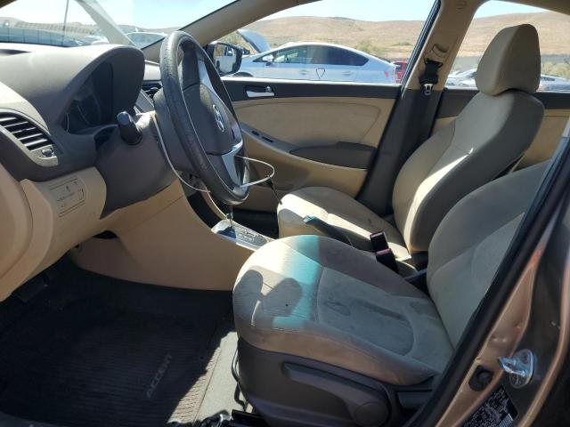 KMHCT4AE8DU329965 - 2013 HYUNDAI ACCENT GLS BROWN photo 7