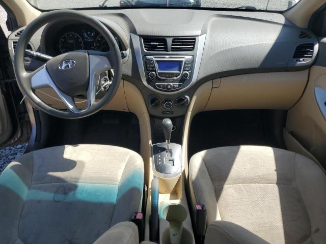 KMHCT4AE8DU329965 - 2013 HYUNDAI ACCENT GLS BROWN photo 8