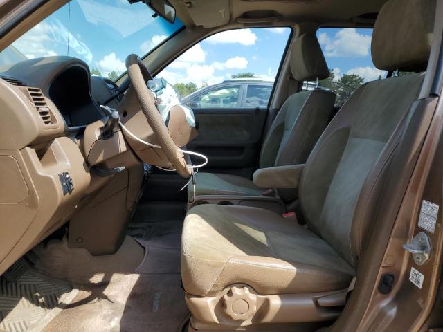 JHLRD78832C085385 - 2002 HONDA CR-V EX TAN photo 7