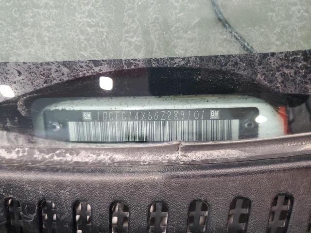 1GCEC14X36Z289101 - 2006 CHEVROLET SILVERADO C1500 თეთრი ფოტო 12
