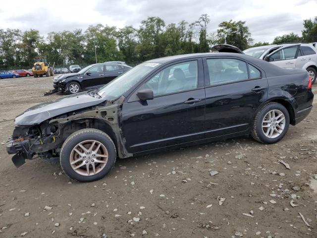 3FAHP0GA7CR135287 - 2012 FORD FUSION S BLACK photo 1