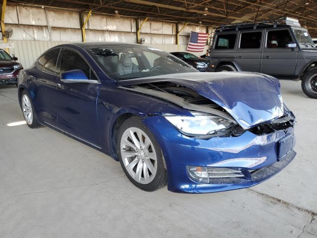 5YJSA1E26JF264784 - 2018 TESLA MODEL S Niebieski zdjęcie 4