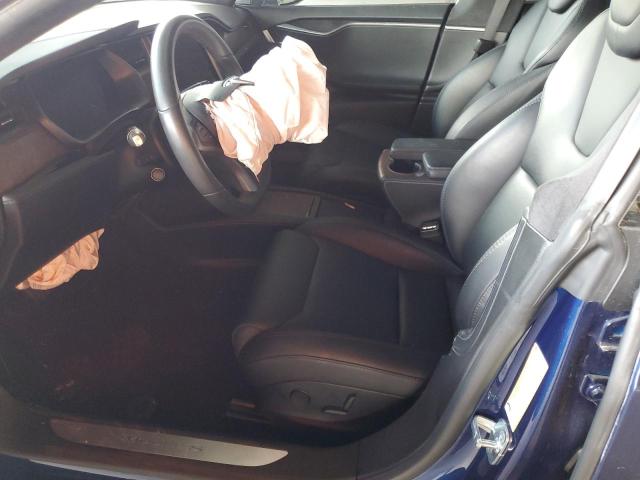 5YJSA1E26JF264784 - 2018 TESLA MODEL S Niebieski zdjęcie 7