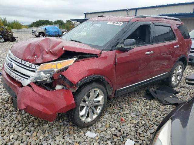 1FM5K8D89DGB92817 - 2013 FORD EXPLORER XLT RED photo 1