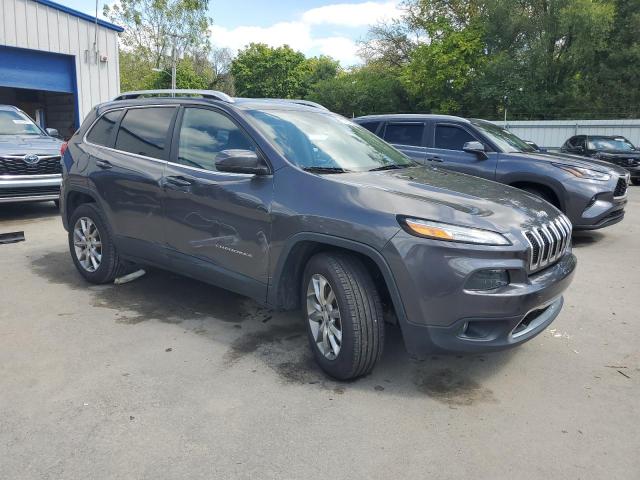 1C4PJMDXXJD502972 - 2018 JEEP CHEROKEE LIMITED ნაცრისფერი ფოტო 4