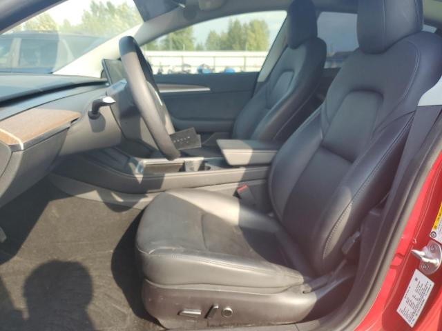 5YJ3E1EA1NF320667 - 2022 TESLA MODEL 3 红色 照片 7