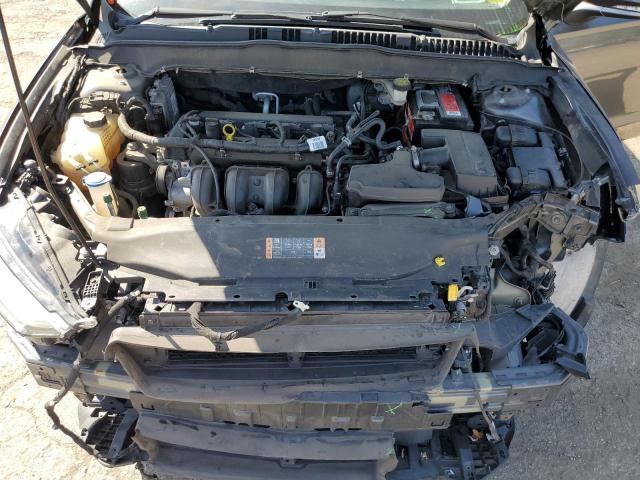 3FA6P0H76HR136853 - 2017 FORD FUSION SE GRAY photo 11