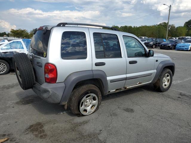 1J4GL48K94W327044 - 2004 JEEP LIBERTY SPORT SILVER photo 3