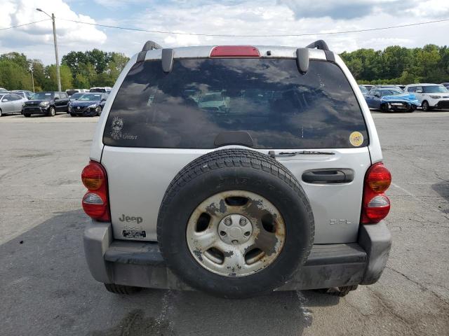 1J4GL48K94W327044 - 2004 JEEP LIBERTY SPORT SILVER photo 6