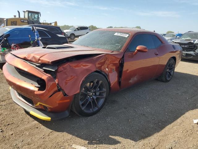 2C3CDZFJ3NH122509 - 2022 DODGE CHALLENGER R/T SCAT PACK ORANGE photo 1
