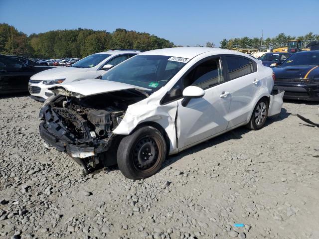 KNADM4A38G6547625 - 2016 KIA RIO LX WHITE photo 1