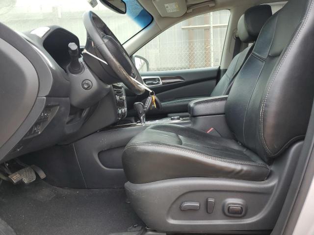 5N1AR2MM7DC675590 - 2013 NISSAN PATHFINDER S SILVER photo 7