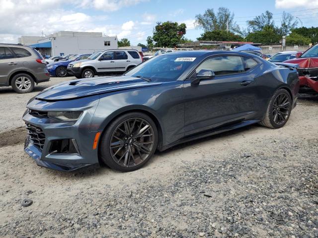 1G1FJ1R6XK0115608 - 2019 CHEVROLET CAMARO ZL1 GRAY photo 1