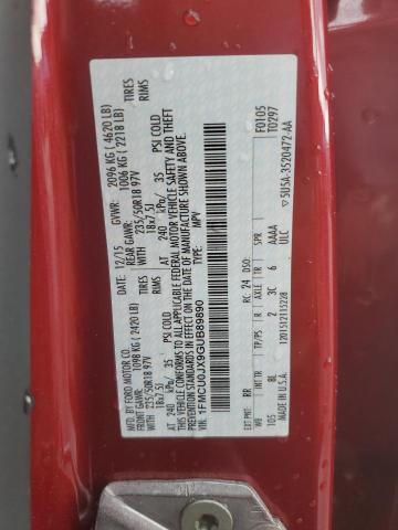 1FMCU0JX9GUB89890 - 2016 FORD ESCAPE TITANIUM წითელი ფოტო 13