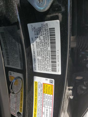 1HGCV1F93JA033131 - 2018 HONDA ACCORD TOURING 黑色 照片 13