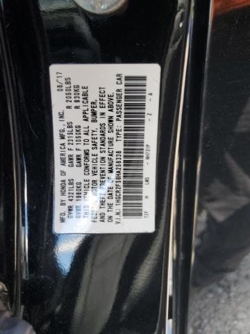 1HGCR2F58HA258338 - 2017 HONDA ACCORD SPORT BLACK photo 12